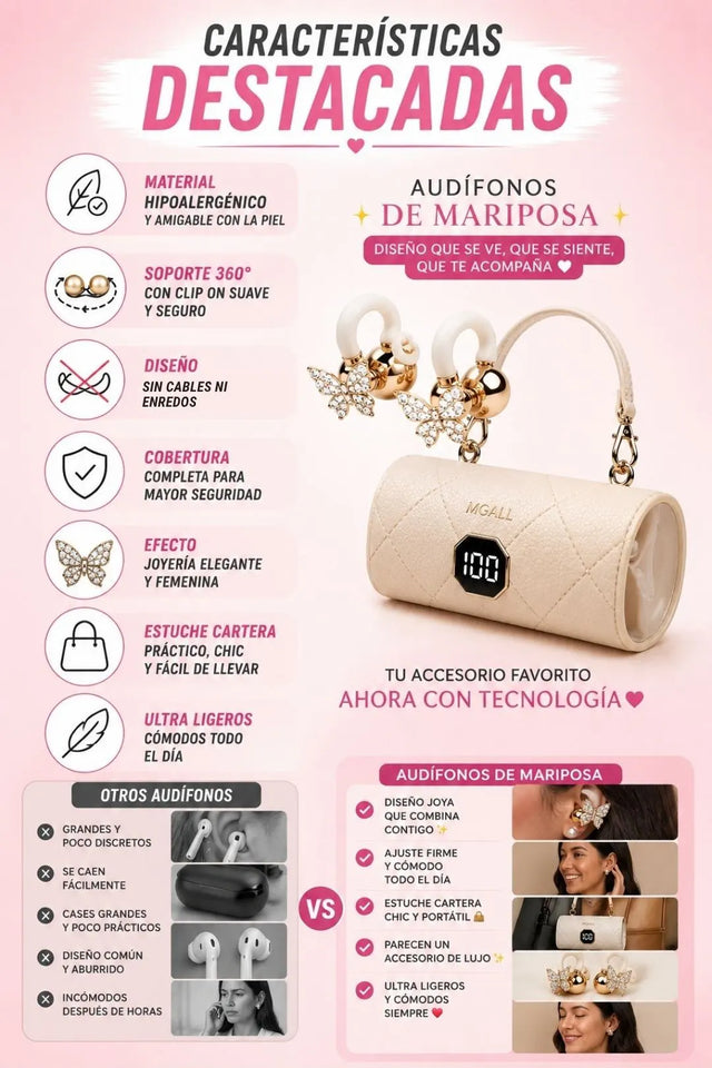 AUDIFONOS CON ESTUCHE EN FORMA DE CARTERA