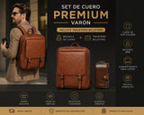 SET DE CUERO PREMIUM