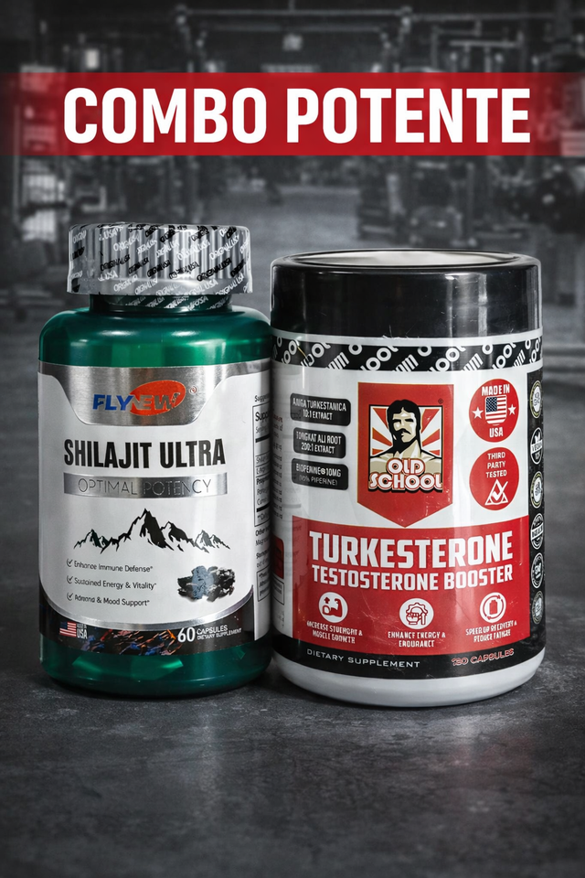 Combo Potente Shilajit Turkesterone