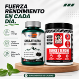 Combo Shilajit Ultra + Turkesterone - Fuerza Rendimiento
