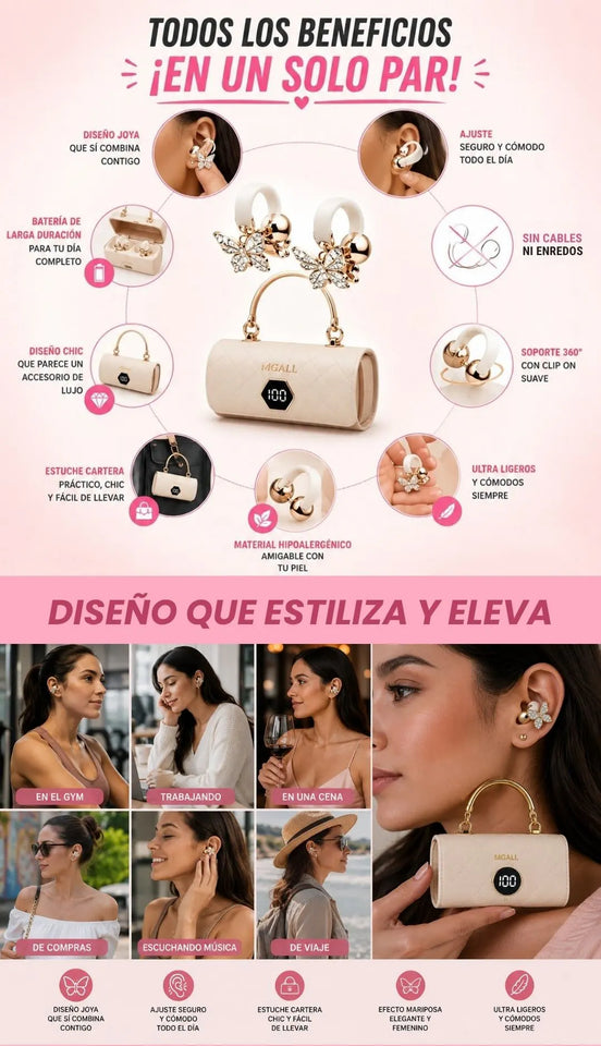 AUDIFONOS CON ESTUCHE EN FORMA DE CARTERA