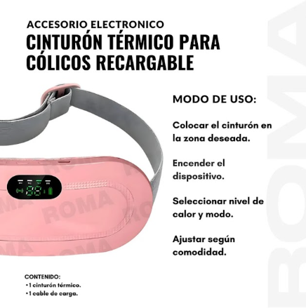 Cinturón Térmico - Modo de uso